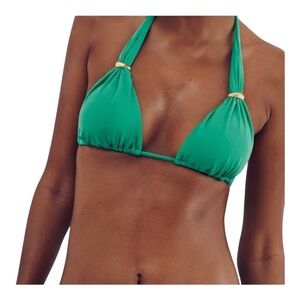VIX Biya Tube Bikini Top in Green NWT